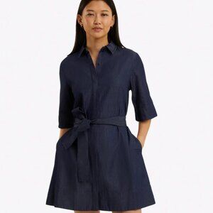 Draper James Navy Blue Dress